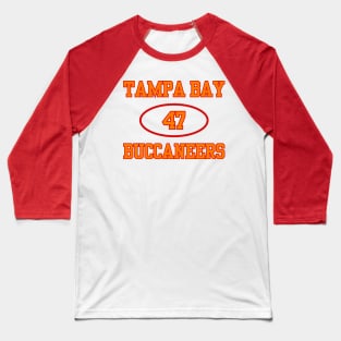 TAMPA BAY BUCCANEERS JOHN LYNCH #47 Baseball T-Shirt